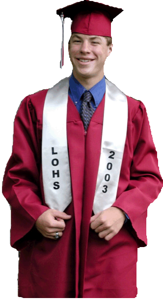 [Photo: 2003 LOHS graduate]